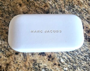 MARC JACOBS Gafas Grande Cuero Blanco Estuche Rígido o utilizar como Cartera sin asas - Imagen 1 de 12