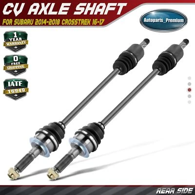 Rear Left & Right CV Axle Assembly for Subaru 2014-2018 Crosstrek Automatic CVT - Image 1 of 4