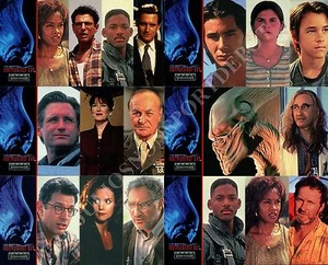 INDEPENDENCE DAY MOVIE WIDEVISION 1996 TOPPS COMPLETE BASE CARD SET 72 - Picture 1 of 2
