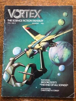 VORTEX Vol.1 No.2 Science Fiction magazine 1977 Michael Moorcock Christchild VGC - Image 1 of 3