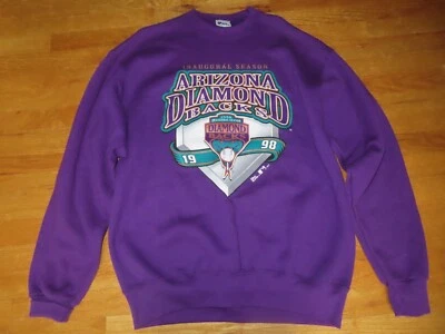 Pro Player 98 ARIZONA DIAMONDBACKS Inaugural Season XL Sweatshirt MATT WILLIAMS - Image 1 of 4