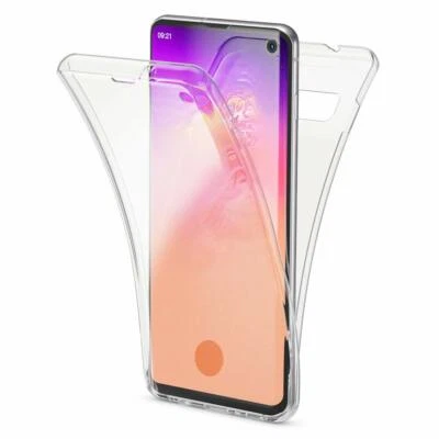 Cover 360° Per Samsung Galaxy S10 / Plus / S10e In Silicone Trasparente - Immagine 1 di 4