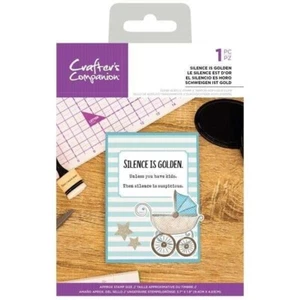 Crafter's Companion Clear Acryl Stempel - Silence is Golden - Bild 1 von 1