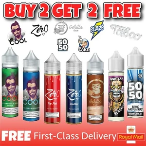 Mr Cool 50ml E LIQUID Gorilla ELiquid Vape Juice Flavour fruit ecig 0mg 70 30 - Picture 1 of 79