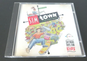 PC Game CD Rom SIM TOWN The town you build yourself 1995 Software for Kids - Foto 1 di 3