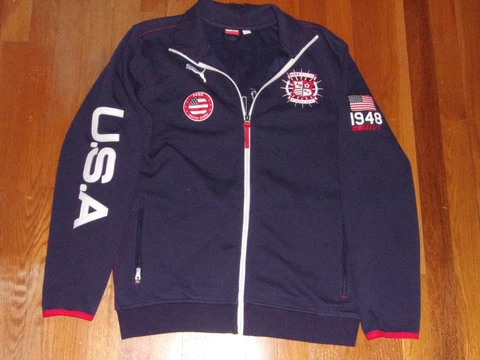 PUMA USA SOCCER FULL ZIP ATHLETIC JACKET BOYS XL EXCELLENT CONDITION Cover