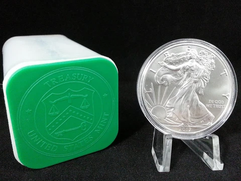 2017 Silver Eagle - Coin Capsule - Mint Tube Cover
