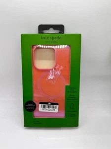 Kate Spade New York Apple iPhone 14 Pro Protective Case with MagSafe- Grapefruit - Picture 1 of 2