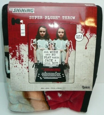 The Shining Movie Throw Blanket Super Plush Redrum Horror Grady Twins Ghost Girl - Image 1 of 4