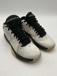 Nike Air Jordan 5 AM Basketball Shoes Men Size 10 White Black Leather 807546-101 - Picture 1 of 17