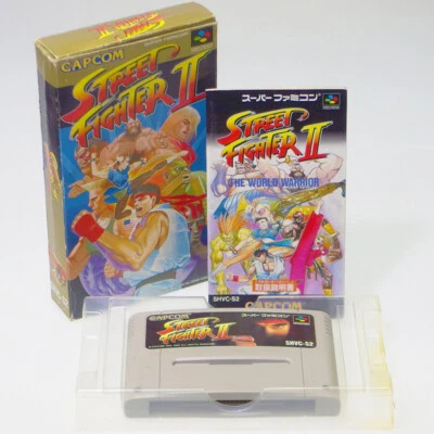 STREET FIGHTER II 2 Nintendo Super Famicom SFC Japan Import SNES somewhat used - Image 1 of 2