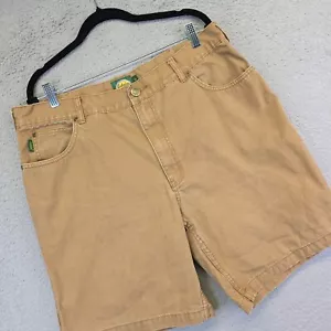 Cabelas Shorts Mens 38 Khaki Bermuda Canvas Regular Fit Workwear Outdoor Hiking - Picture 1 of 14