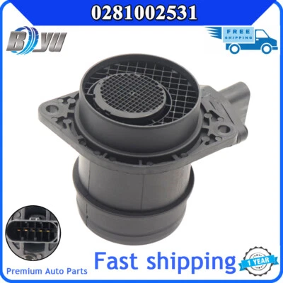 Sensor de flujo de aire másico para Volkswagen Beetle Bora Golf Jetta 2004-2009 0281002531  Foto 1 de 4