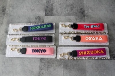 SET x6 TAEMIN(SHINee)Arena Tour 2019 X TM Japan Limited Strap Tokyo Osaka TM-SMJ - Image 1 of 4