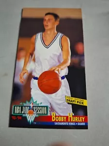 1993-94 NBA JAM SESSION TALL BOY ROOKIE #195 BOBBY HURLEY RC SACRAMENTO KINGS - Picture 1 of 2