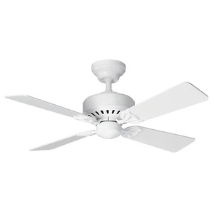 107 cm 42" traditional ceiling fan with pull cord HUNTER BAYPORT White & Oak - Picture 1 of 1