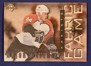 1997-98 Donruss Limited Fabric of the Game #69 Janne Niinimaa M #d /1000 - Bild 1 von 2