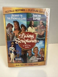 NEW Living Scriptures Nest 4 DVD Set Joseph Smith Esther John Baptist LDS Mormon - Foto 1 di 3
