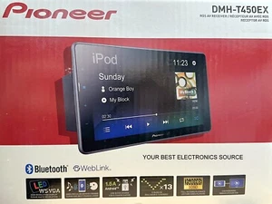 NEW Pioneer DMH-T450EX 9" LCD Digital Receiver, w/ Bluetooth - Picture 1 of 4