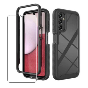 Hülle Für Samsung Galaxy A14 Displayschutzfolie 360 Abdeckung Black - Bild 1 von 6