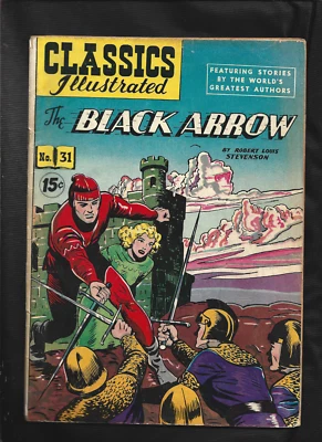 CLASSICS ILLUSTRATED #31 G  HRN87 BLACK ARROW (FREE SHIPPING ON $15 ORDER!) - Image 1 of 2