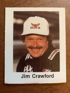 JIM CRAWFORD 1986 Avalon Hill USAC Indianapolis 500 Game Card A - Picture 1 of 2