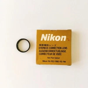 Nikon FM 0 OKULARKORREKTUR OBJEKTIV für FM3A FM2 FA FE FM Sucher in OVP - Bild 1 von 13