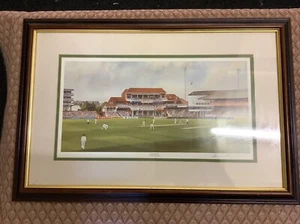 Stampa firmata da Terry Harrison di Headingley Cricket Ground - Foto 1 di 6