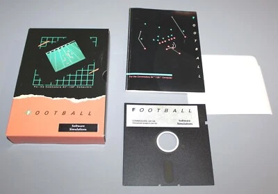 Vintage SubLogic Football Commodore 64 & 128 Original Disk User Manual - Image 1 of 4