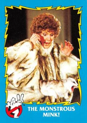 1989 Topps Ghostbusters #65 The Monstrous Mink! 👻 - Image 1 of 3