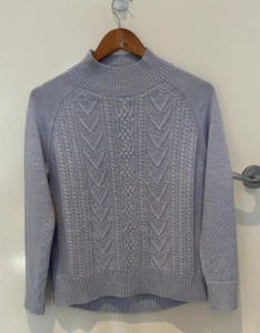 Sportscraft Light Blue Wool Jumper ~Size XS~ - Picture 1 of 1