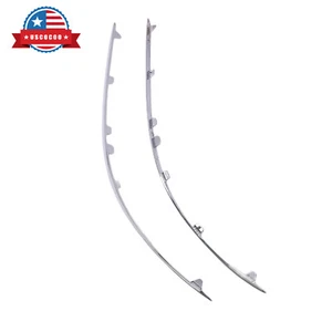 Left+Right Front Bumper Chrome Molding Trim for 08-11 Mercedes-BenzW204 C350 - Picture 1 of 7
