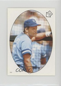 1986 O-Pee-Chee Album Stickers George Brett #256 HOF