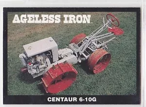 Tarjeta coleccionable de tractor de huerto/jardín Centaur 6-10G de colección - Imagen 1 de 2