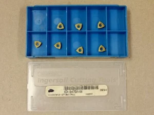 7 Ingersoll WXEG73-01 757 Carbide Inserts - Picture 1 of 3