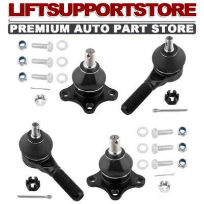 4 piezas rótula delantera Tierod exterior para Dodge Ram 50 Mitsubishi Mighty Max 90-96 Foto 1 de 4