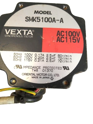 Vexta Synchronmotor SMK5100A A - Bild 1 von 3
