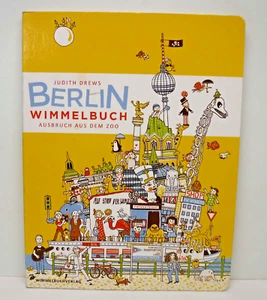 Find Identify BOOK in GERMAN / Berlin Wimmelbuch Ausbruch Aus Dem Zoo / J. Drews - Picture 1 of 11