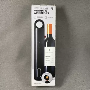 SHARPER IMAGE Automatic Wine Opener Battery Operated w/Foil Cutter House-Warming - Picture 1 of 4
