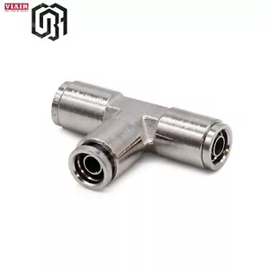 Viair 3/8" bis 3/8" bis 3/8" T-Verschraubung DOT zugelassen silber Modell 13806- - Bild 1 von 1
