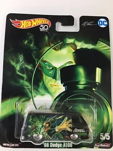 HOT WHEELS GREEN LANTERN ‘66 DODGE A100 - Picture 1 of 2