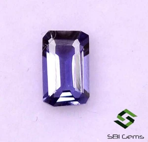 5x3 mm Certified Natural Tanzanite Octagon Cut 0.27 Cts Faceted Loose Gemstone - Picture 1 of 6