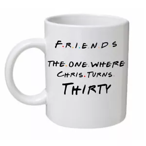 Tazza Spettacolo Amici Personalizzata Quello Dove Carino Compleanno Divertente Regalo Tè Caffè - Foto 1 di 2