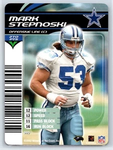 2002 NFL Showdown Mark Stepnoski Dallas Cowboys #093 - Picture 1 of 2