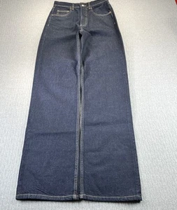 NEW Zara Baggy Wide Leg Women (4) high-rise straight leg hip-hop blue jeans pant - Picture 1 of 13