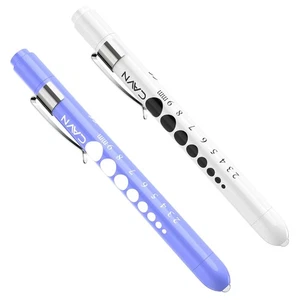 Luz de pluma CAVN con medidor de pupila LED para blanco y púrpura azulado  - Imagen 1 de 9