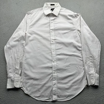 J Crew Ludlow Slim Fit Dobby Dot Red White Button Dress Shirt Mens 15 33 Medium - Image 1 of 4