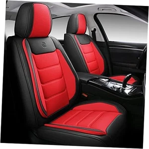 Full Coverage Faux Leather Car Seat Covers Full Set,Automotive Seat Covers for - Picture 1 of 7