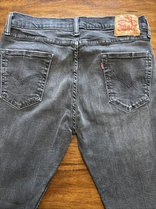 Jeans Levis 513 Uomo 34x34 Slim Dritto Vestibilità Flex Elasticizzato Nero - Foto 1 di 11