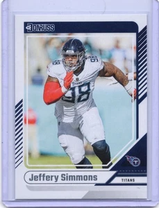 2024 Panini Donruss - Jeffery Simmons #179 Tennessee Titans - Picture 1 of 2